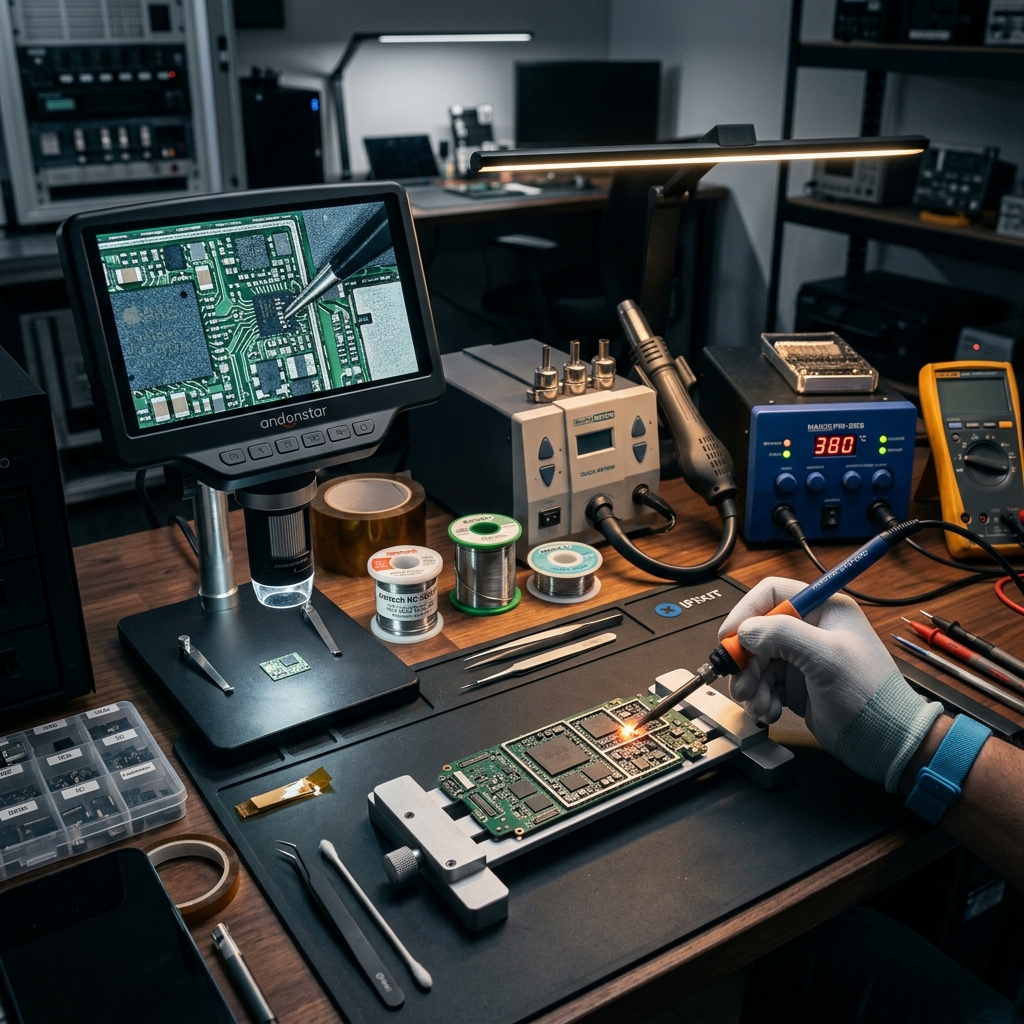 Vibinyo chip-level motherboard repair training workbench